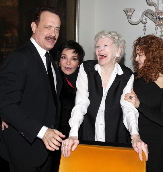 Tom Hanks, Liza Minnelli, Elaine Stritch, Bernadette Peters  Photo