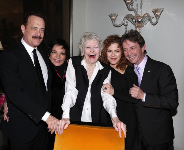 Tom Hanks, Liza Minnelli, Elaine Stritch, Bernadette Peters & Martin Short   Photo