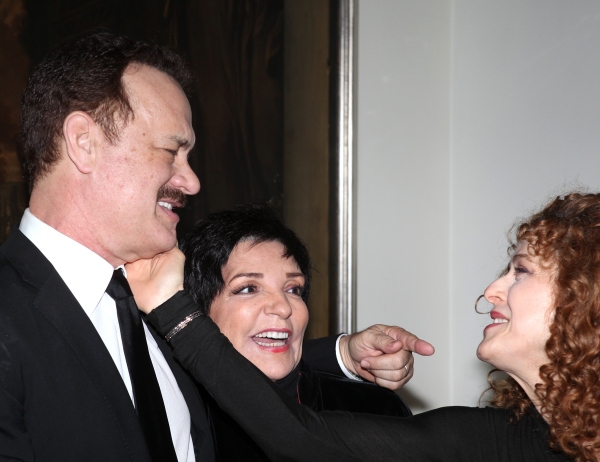 Tom Hanks, Liza Minnelli & Bernadette Peters Photo