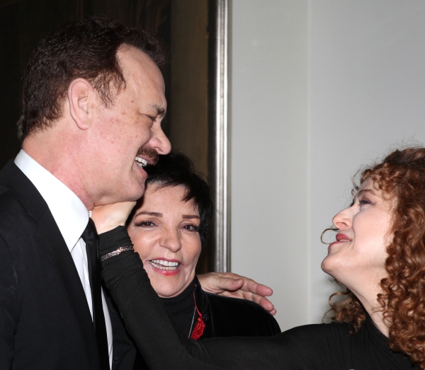 Tom Hanks, Liza Minnelli & Bernadette Peters Photo