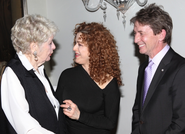 Elaine Stritch, Bernadette Peters & Martin Short  Photo