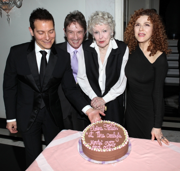 Michael Feinstein, Martin Short, Elaine Stritch & Bernadette Peters  Photo
