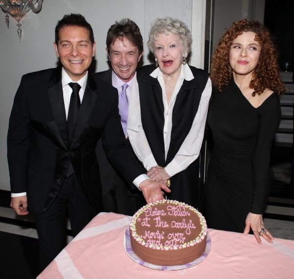 Michael Feinstein, Martin Short, Elaine Stritch & Bernadette Peters Photo