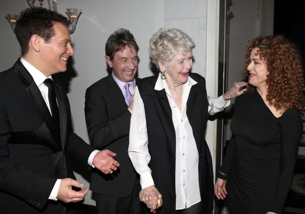 Michael Feinstein, Martin Short, Elaine Stritch & Bernadette Peters  Photo