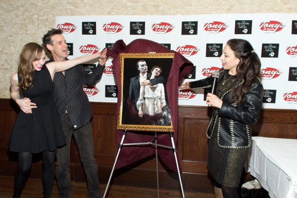 Photo Coverage: THE PHANTOM OF THE OPERA Cast Unveils Portrait at Tony's di Napoli Image