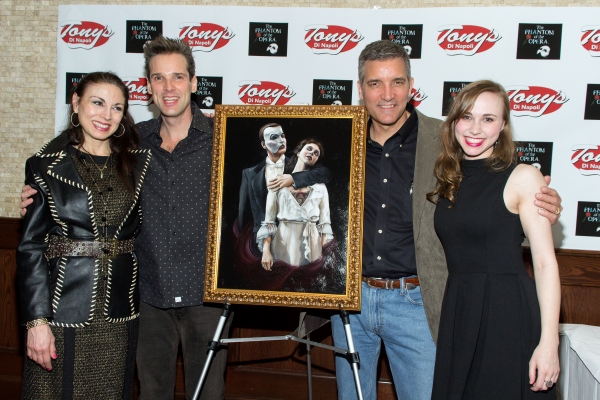 Photo Coverage: THE PHANTOM OF THE OPERA Cast Unveils Portrait at Tony's di Napoli Image