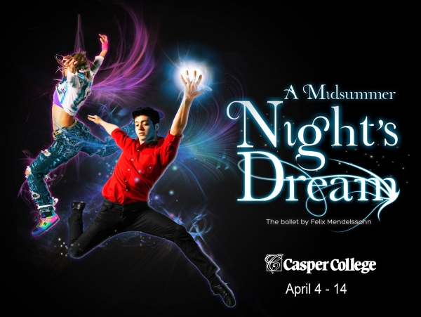 Photo Shot for Casper College's MIDSUMMER NIGHT'S DREAM Ballet; Opens Tonight! 