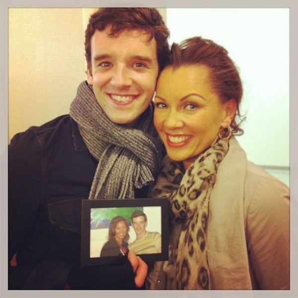 Photo Flash: Saturday Intermission Pics, April 6 - KINKY BOOTS and LUCKY GUY Celebrate Opening Week, HARDBODY Raps and More!  Image