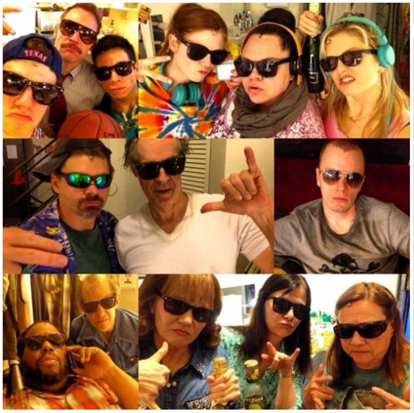 Photo Flash: Saturday Intermission Pics, April 6 - KINKY BOOTS and LUCKY GUY Celebrate Opening Week, HARDBODY Raps and More!  Image