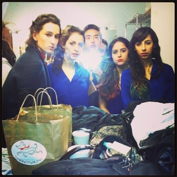 Photo Flash: Saturday Intermission Pics, April 6 - KINKY BOOTS and LUCKY GUY Celebrate Opening Week, HARDBODY Raps and More!  Image