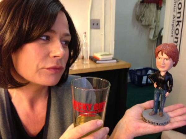 Photo Flash: Saturday Intermission Pics, April 6 - KINKY BOOTS and LUCKY GUY Celebrate Opening Week, HARDBODY Raps and More!  Image