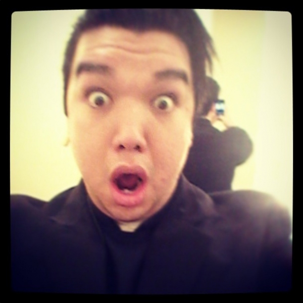 Photo Flash: Saturday Intermission Pics, April 6 - KINKY BOOTS and LUCKY GUY Celebrate Opening Week, HARDBODY Raps and More!  Image