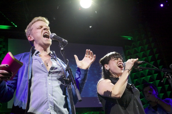 Photo Flash: Katrina Rose Dideriksen, Ashkon Davaran and More in JUNK: A ROCK OPERA Concert at Joe's Pub  Image