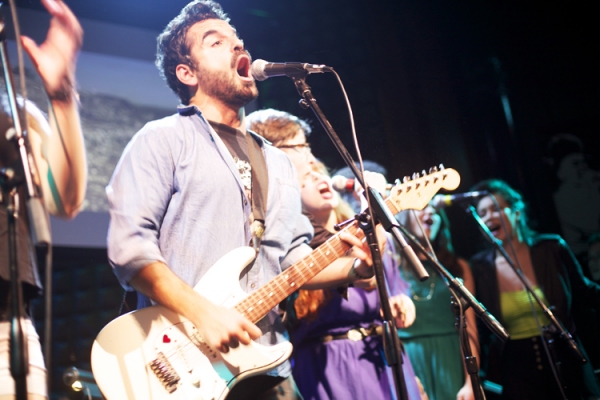 Photo Flash: Katrina Rose Dideriksen, Ashkon Davaran and More in JUNK: A ROCK OPERA Concert at Joe's Pub  Image