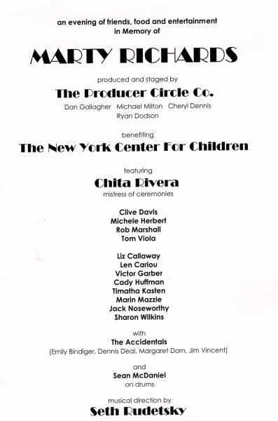 Photo Coverage: Chita Rivera and More Tribute Marty Richards Image