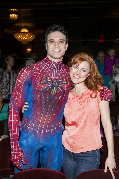 Photo Coverage: Students from PS 69 Journey Prep Visit SPIDER-MAN Image