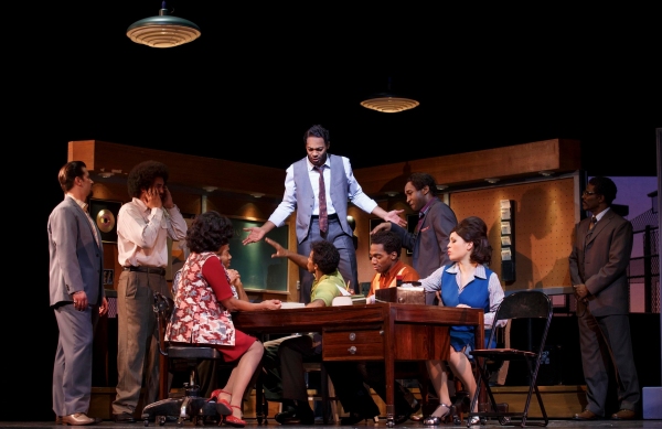 Photo Flash: Get Ready, 'Cause Here Comes MOTOWN- First Look at the Cast in Action!  Image