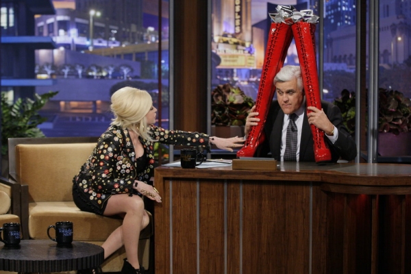 Photo Flash: Sneak Peek - Cyndi Lauper Talks KINKY BOOTS with Jay Leno Tonight Image
