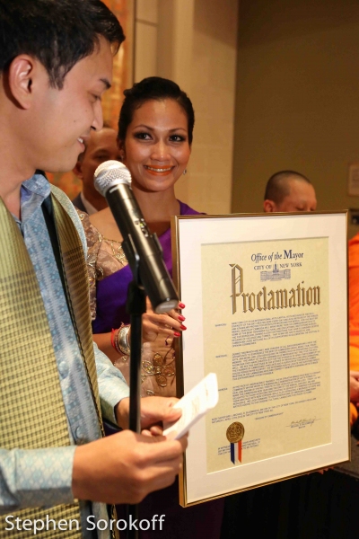 Photo Coverage: Mayor Bloomberg Proclaims SEASON OF CAMBODIA Day at Festival Opening Image