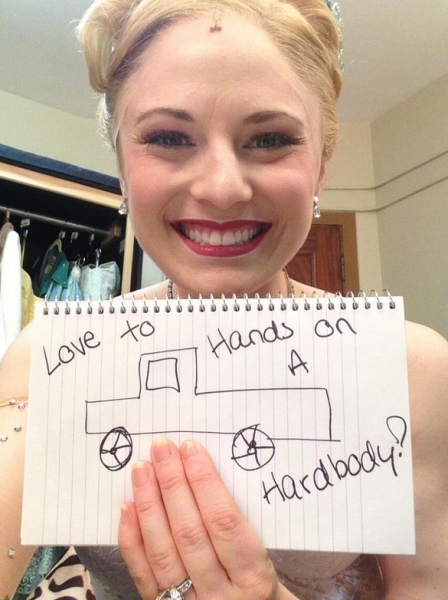 Photo Flash: Saturday Intermission Pics, April 13 - Broadway Bids Farewell to HANDS ON A HARDBODY and More!  Image