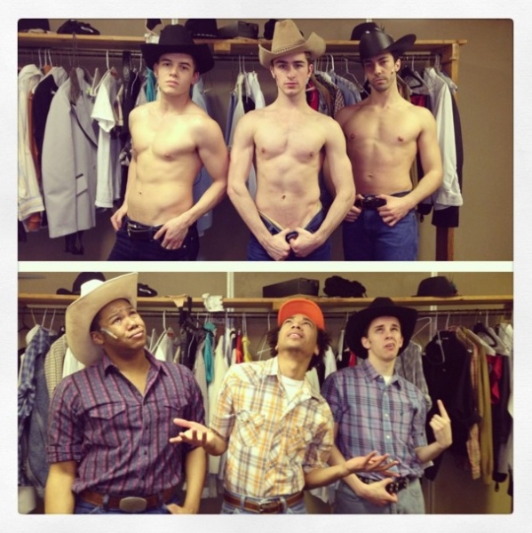 Photo Flash: Saturday Intermission Pics, April 13 - Broadway Bids Farewell to HANDS ON A HARDBODY and More!  Image