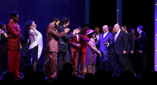 Photo Coverage: Music Legends Join MOTOWN THE MUSICAL for Opening Night Curtain Call! Image