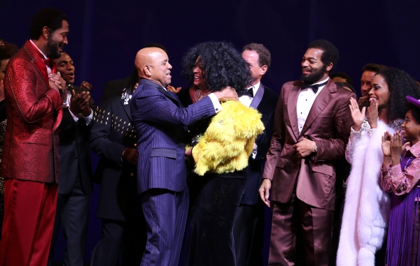 Photo Coverage: Music Legends Join MOTOWN THE MUSICAL for Opening Night Curtain Call! Image