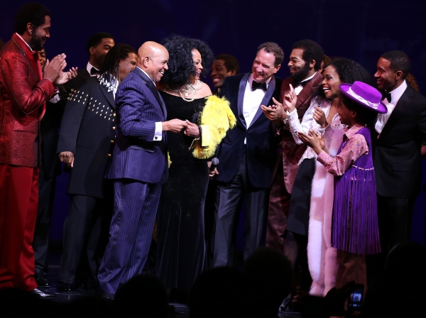 Photo Coverage: Music Legends Join MOTOWN THE MUSICAL for Opening Night Curtain Call! Image