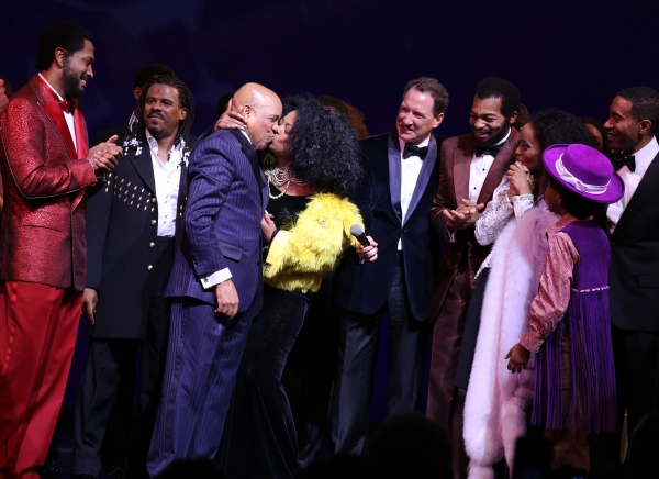 Photo Coverage: Music Legends Join MOTOWN THE MUSICAL for Opening Night Curtain Call! Image