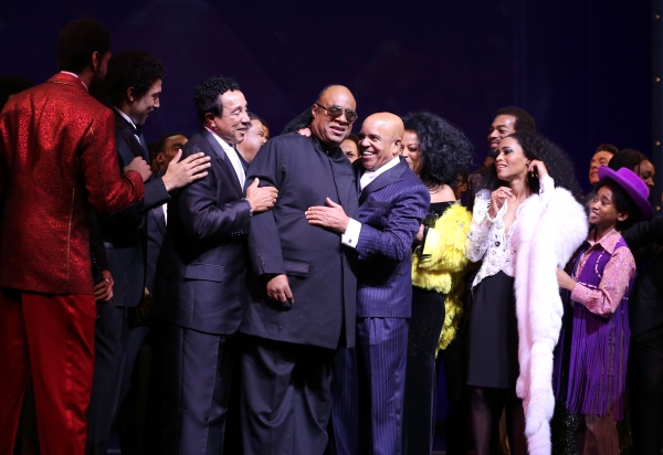Photo Coverage: Music Legends Join MOTOWN THE MUSICAL for Opening Night Curtain Call! Image