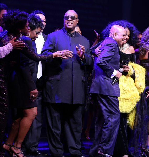 Photo Coverage: Music Legends Join MOTOWN THE MUSICAL for Opening Night Curtain Call! Image