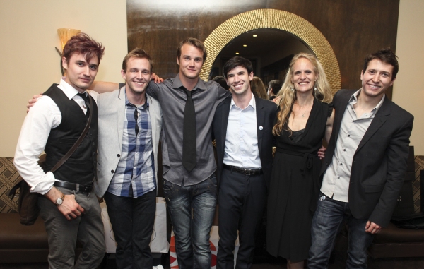 Photo Flash: Seth Numrich, Daniel Talbott and More at Rattlestick's SLIPPING Opening Night Party in LA  Image