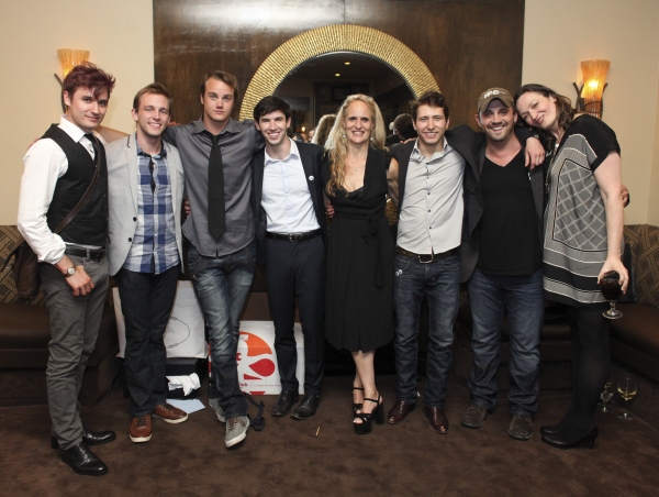 Photo Flash: Seth Numrich, Daniel Talbott and More at Rattlestick's SLIPPING Opening Night Party in LA Image