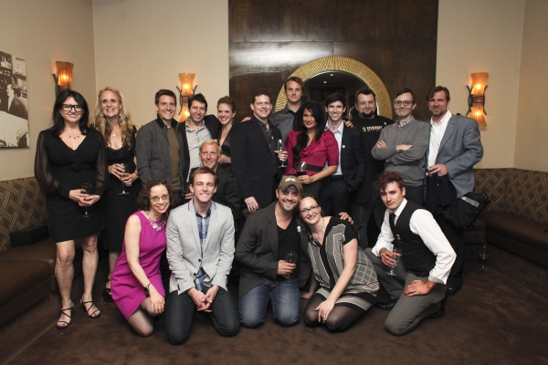 Photo Flash: Seth Numrich, Daniel Talbott and More at Rattlestick's SLIPPING Opening Night Party in LA Image