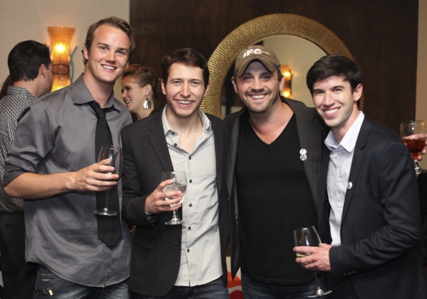 Photo Flash: Seth Numrich, Daniel Talbott and More at Rattlestick's SLIPPING Opening Night Party in LA 