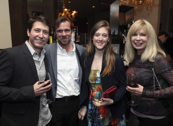 MacLeod Andrews, Rattlestick Theater's Brian Long, Sarah T. Schwab and Alexis Versace Photo