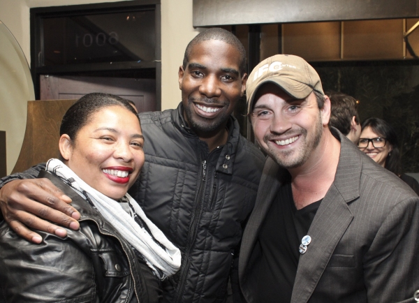 Photo Flash: Seth Numrich, Daniel Talbott and More at Rattlestick's SLIPPING Opening Night Party in LA Image