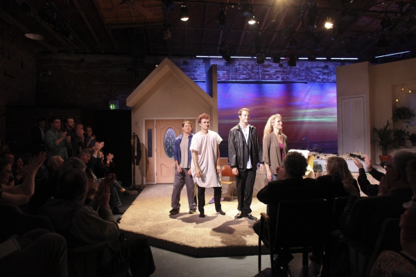 Photo Flash: Seth Numrich, Daniel Talbott and More at Rattlestick's SLIPPING Opening Night Party in LA Image