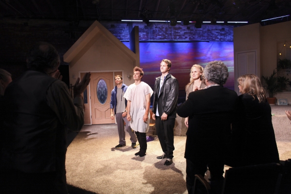 Photo Flash: Seth Numrich, Daniel Talbott and More at Rattlestick's SLIPPING Opening Night Party in LA Image