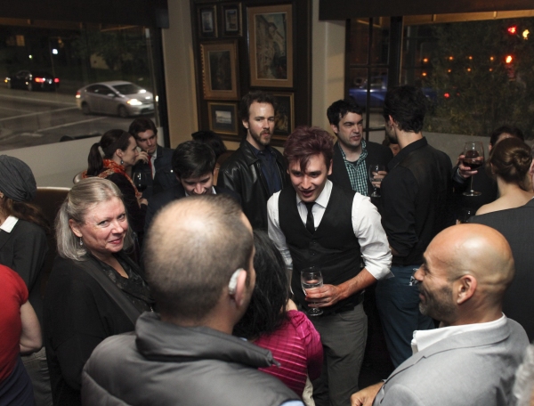 Photo Flash: Seth Numrich, Daniel Talbott and More at Rattlestick's SLIPPING Opening Night Party in LA Image