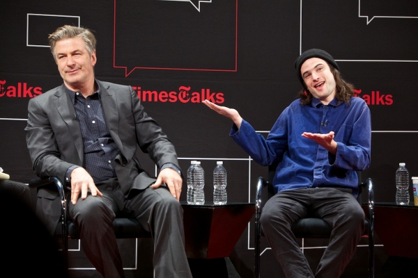 Photo Flash: ORPHANS' Alec Baldwin, Ben Foster and Tom Sturridge at The New York Times' TIMES TALK Image