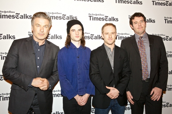 Alec Baldwin, Tom Sturridge, Ben Foster and Patrick Healy Photo