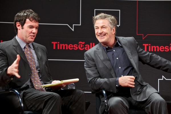 Photo Flash: ORPHANS' Alec Baldwin, Ben Foster and Tom Sturridge at The New York Times' TIMES TALK Image