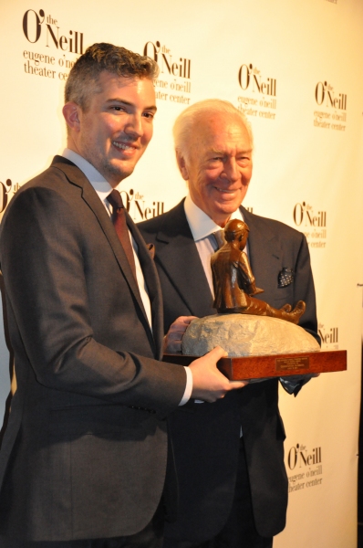 Preston Whiteway and Christopher Plummer Photo