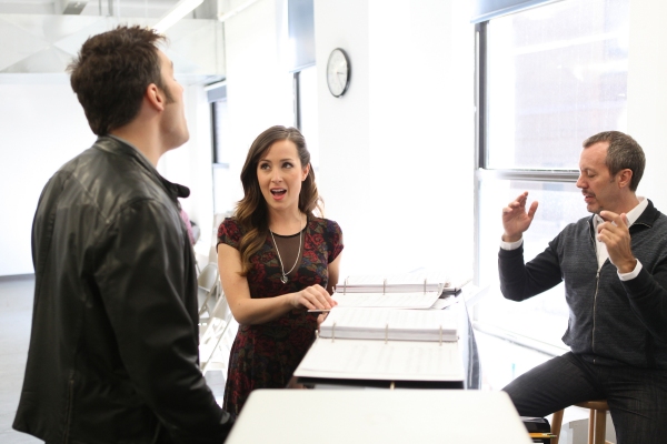 Photo Flash: In Rehearsal with Marc Kudisch and the Cast of SOMEWHERE IN TIME! Image