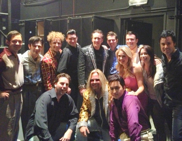 Photo Flash: Nicolas Cage and Vince Neil Visit MILLION DOLLAR QUARTET at Harrah's Las Vegas 