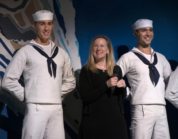 Kathleen Marshall and the cast of Anything Goes Photo