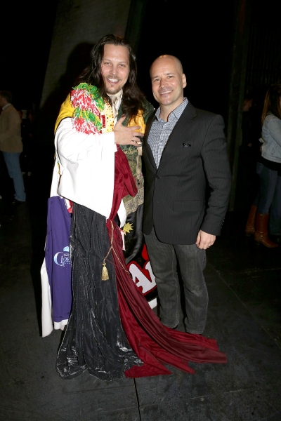 Jason Wooten & Michael Arnold (recipient for ''MOTOWN The Musical'')  Photo
