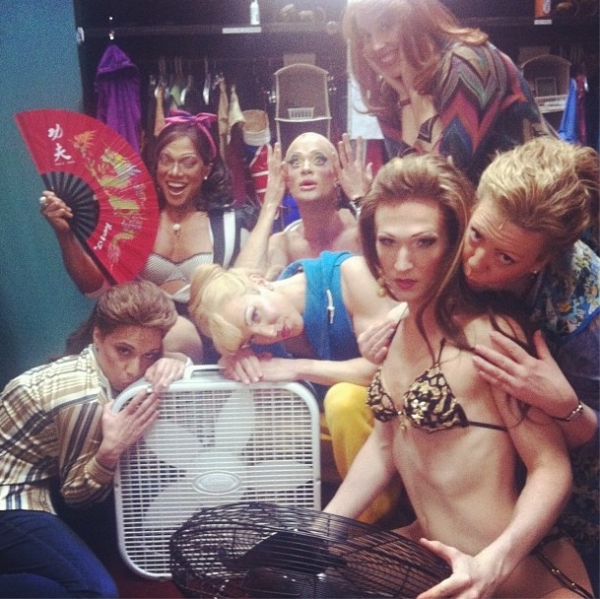 Photo Flash: Saturday Intermission Pics, April 20 - BOOK OF MORMON, JERSEY BOYS and More Send Love to Boston! Image