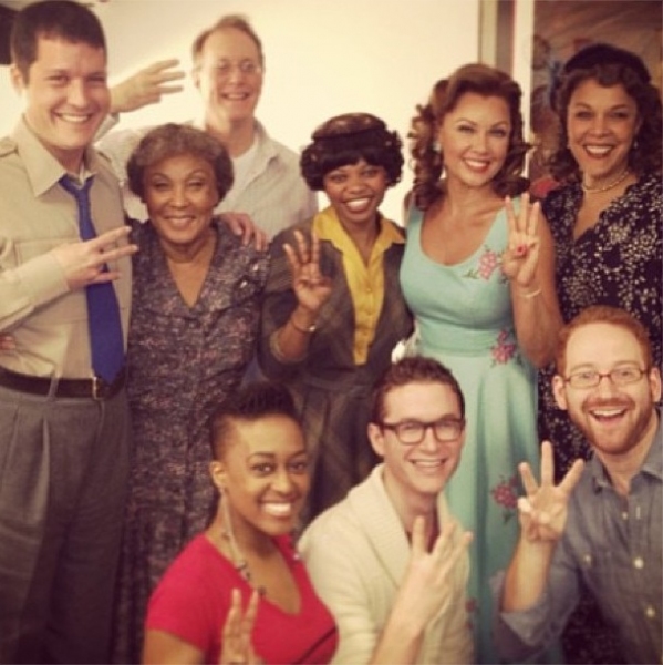 Photo Flash: Saturday Intermission Pics, April 20 - BOOK OF MORMON, JERSEY BOYS and More Send Love to Boston! Image